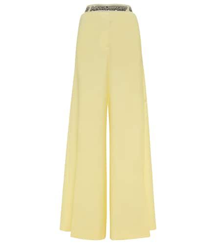 High-rise wool palazzo pants - Stella McCartney - Modalova