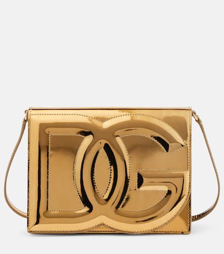 DG mirrored leather crossbody bag - Dolce&Gabbana - Modalova