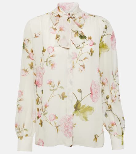 Blusa de seda floral - Giambattista Valli - Modalova