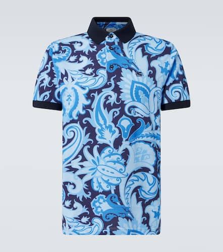 Paisley cotton pique polo shirt - Etro - Modalova