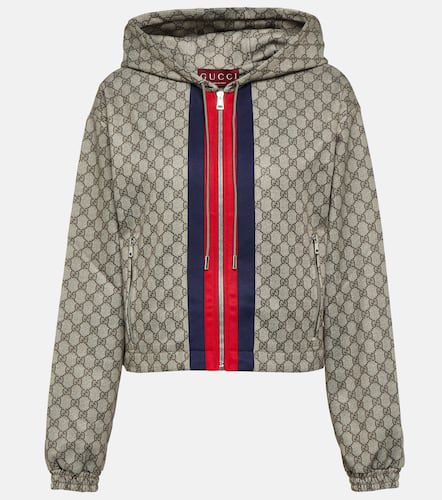 GG Web Stripe jersey technical jacket - Gucci - Modalova