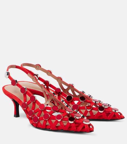 Pumps slingback Grid 50 in pelle - The Attico - Modalova