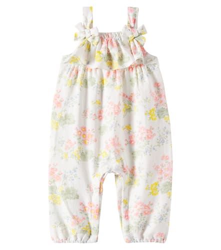 Baby - Jumpsuit corta in lino e cotone a fiori - Tartine et Chocolat - Modalova