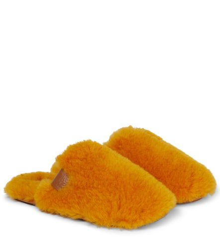 Loewe Slippers in shearling - Loewe - Modalova