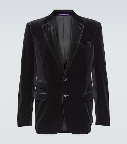 Blazer de terciopelo de algodón - Ralph Lauren Purple Label - Modalova