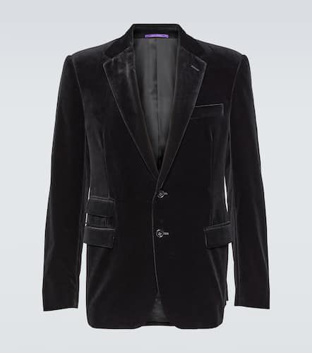 Cotton velvet suit jacket - Ralph Lauren Purple Label - Modalova
