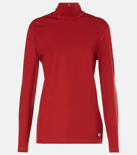 Cotton-blend jersey turtleneck top - Bottega Veneta - Modalova