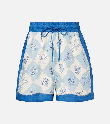 Alémais Bedruckte High-Rise-Shorts Pia - Alemais - Modalova