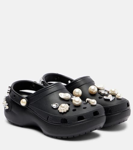 X Crocs zuecos con plataforma adornados - Simone Rocha - Modalova