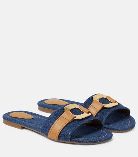 See By ChloÃ© Klaire denim slides - See By Chloe - Modalova