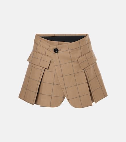 Sacai Checked wool shorts - Sacai - Modalova