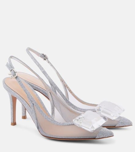 Jaipur mesh slingback pumps - Gianvito Rossi - Modalova