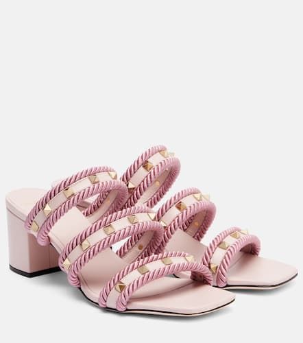 Mules Rockstud Torchon 60 in pelle - Valentino Garavani - Modalova