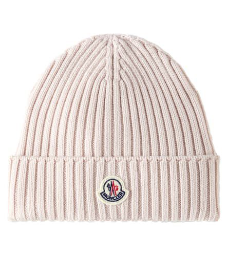 Gorro acanalado de lana virgen - Moncler Enfant - Modalova