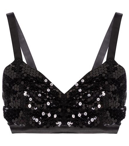 Bralette con lentejuelas - Junya Watanabe - Modalova