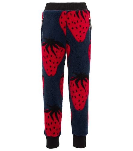 Printed fleece sweatpants - JW Anderson - Modalova