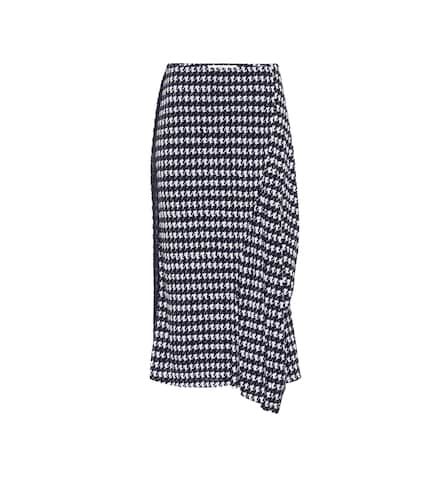 Houndstooth midi skirt - Victoria Beckham - Modalova