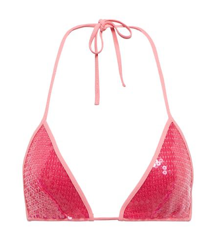 Bralette con cuello halter y lentejuelas - David Koma - Modalova