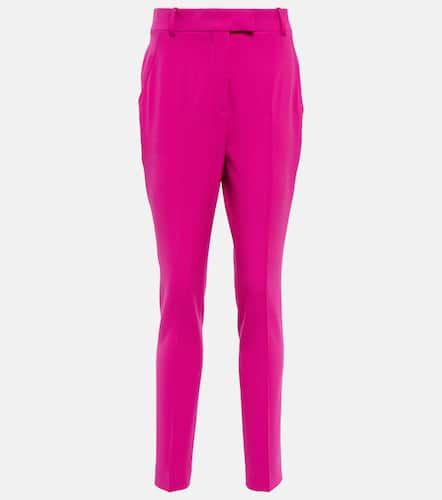 Berry high-rise slim crÃªpe pants - The Attico - Modalova