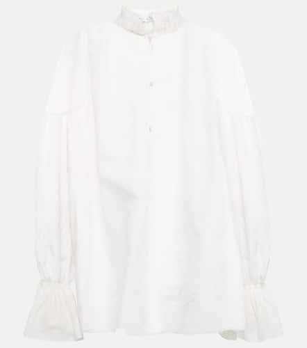 Blusa de algodón y seda fruncida - Etro - Modalova