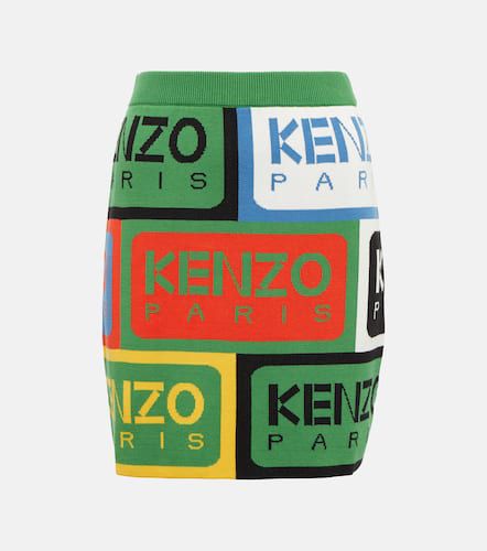 Minifalda de algodón con logo - Kenzo - Modalova