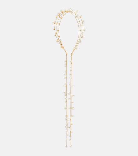 Araminta faux pearl hairband - Jennifer Behr - Modalova