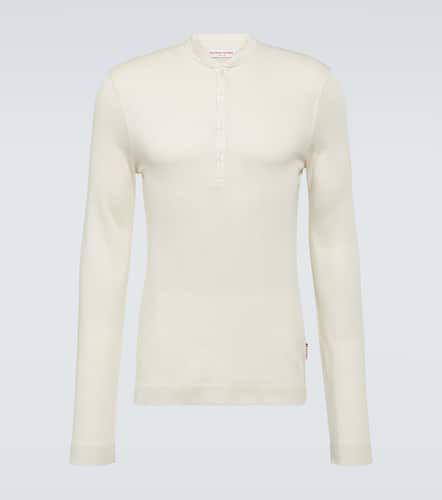 Harrison cotton-blend Henley shirt - Orlebar Brown - Modalova