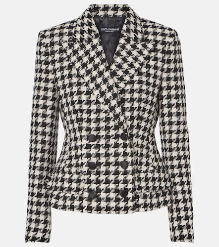 Blazer cruzado Dolce de lana y algodón - Dolce&Gabbana - Modalova