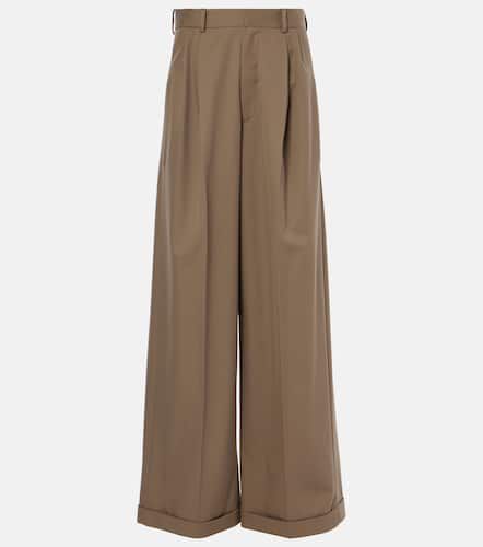 Pantalones anchos de algodón y seda - Loewe - Modalova