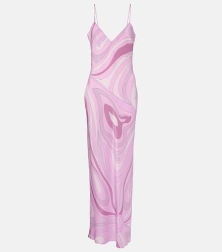 Marmo crÃªpe de chine silk gown - Pucci - Modalova