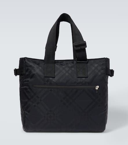 Check jacquard tote bag - Burberry - Modalova