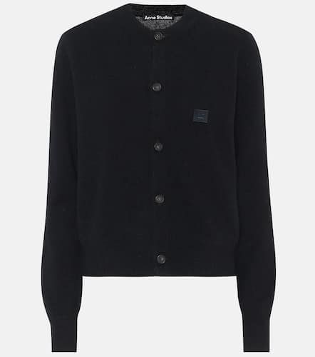 Acne Studios Cardigan Face in lana - Acne Studios - Modalova