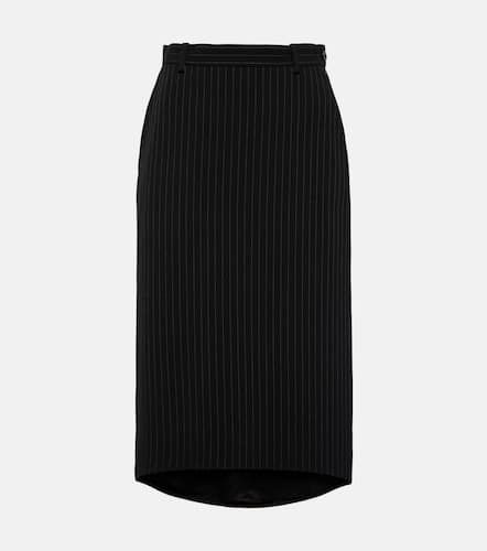 Balenciaga Striped wool midi skirt - Balenciaga - Modalova