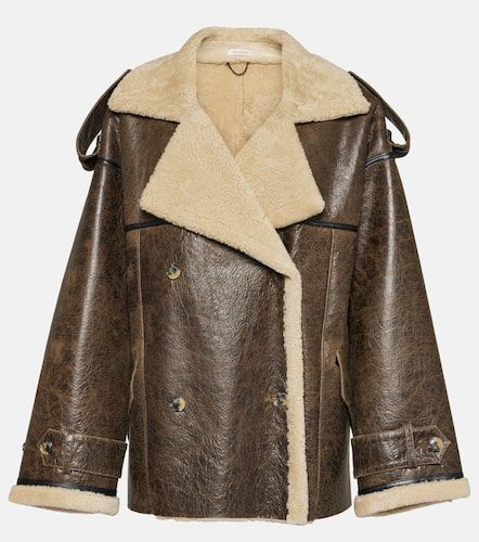 Lederjacke Jordan mit Shearling - The Mannei - Modalova