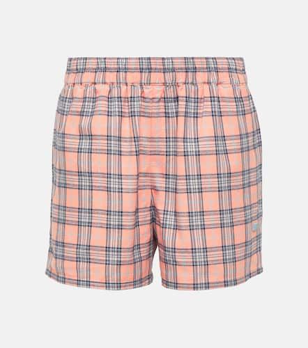 Mid-Rise Shorts aus Baumwoll-Flanell - Acne Studios - Modalova