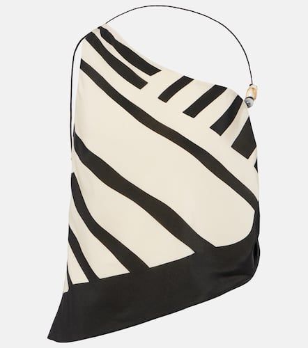 Top asymétrique Arte en satin de soie - SIR - Modalova