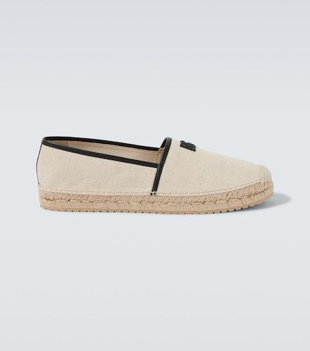 DG Leather-trimmed espadrille sandals - Dolce&Gabbana - Modalova