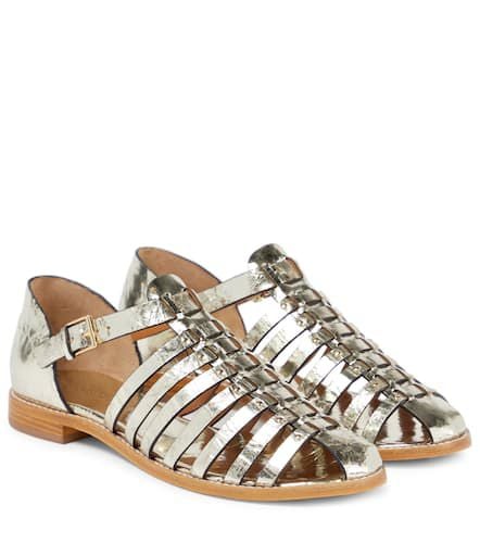 Sandali in pelle metallizzata - Tory Burch - Modalova