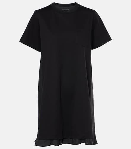 Sacai Layered cotton T-shirt dress - Sacai - Modalova