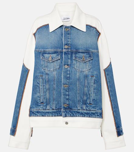 Paneled denim jacket - Jean Paul Gaultier - Modalova