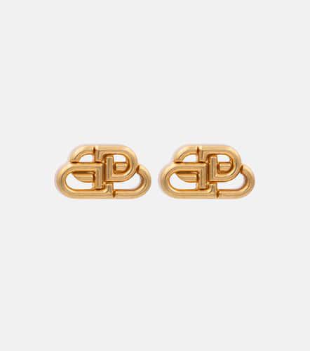 Pendientes BB XS chapados en oro - Balenciaga - Modalova