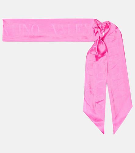 Valentino Logo silk scarf - Valentino - Modalova