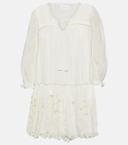 Renee embroidered cotton minidress - Velvet - Modalova