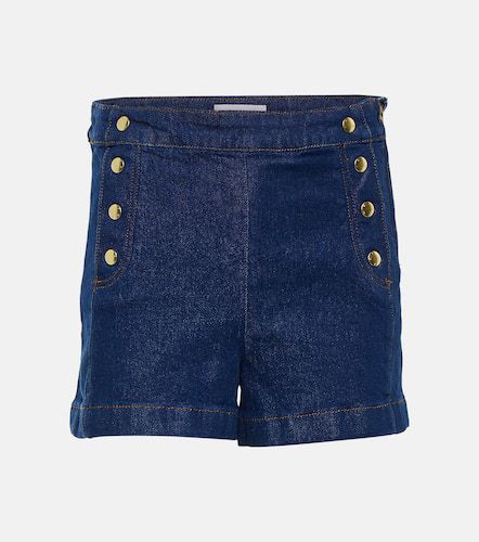 Frame Sailor high-rise denim shorts - Frame - Modalova