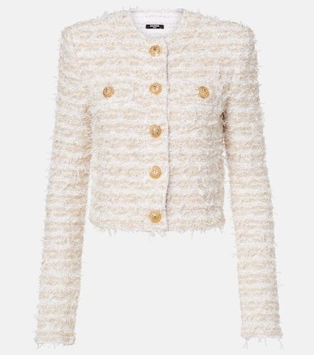 Balmain Chaqueta cropped de tweed - Balmain - Modalova