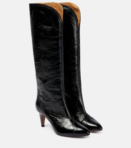 Lestany leather knee-high boots - Isabel Marant - Modalova