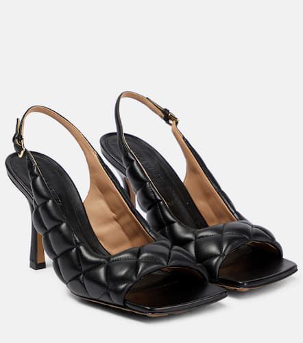 Padded leather slingback sandals - Bottega Veneta - Modalova