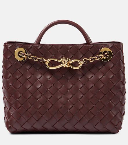 Andiamo Small Intrecciato leather tote bag - Bottega Veneta - Modalova