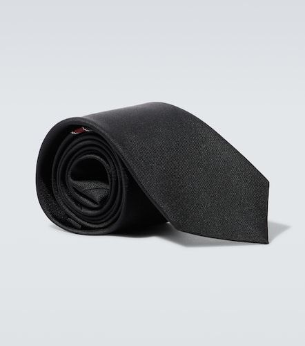Corbata de seda en jacquard con logo - Gucci - Modalova