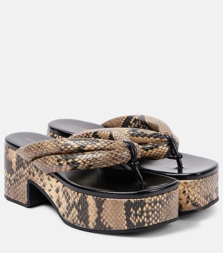 Leather thong sandals - Dries Van Noten - Modalova